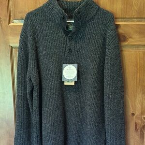 Woolrich Gray Cowl Neck Sweater